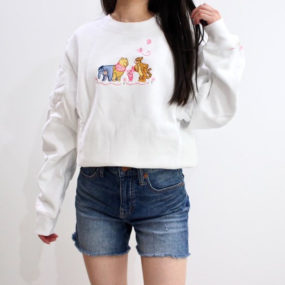 Disney Tops - NEW Pooh Easter crewneck sweatshirt S